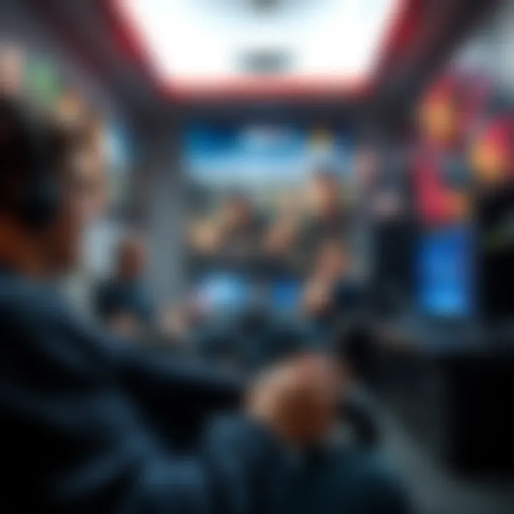 A person playing Resident Evil video games, showing excitement and focus. In the background, game posters and consoles are visible, creating a gaming atmosphere.