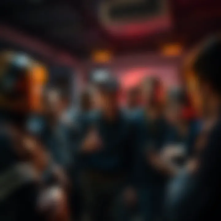 Group of passionate fans discussing ideas for new horror games in the Resident Evil franchise