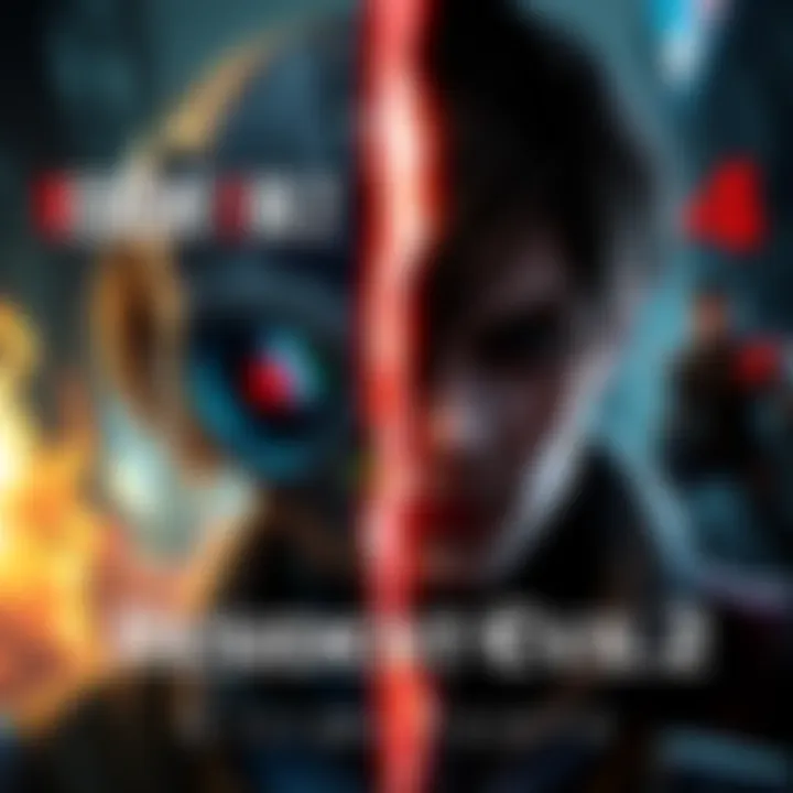 Resident Evil Game Comparison A side-by-side comparison of Resident Evil 2 and Resident Evil 4 with gameplay elements from both games visible