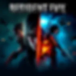A split image showing classic Resident Evil characters on one side and modern game graphics on the other, illustrating the divide between longtime fans and newcomers.