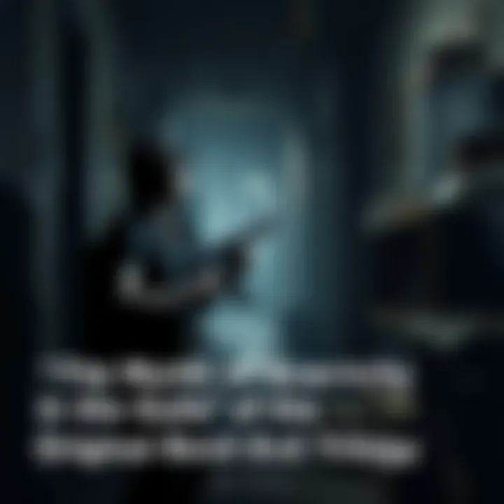 A character exploring a dark corridor in a Resident Evil game, holding a gun with supplies visible nearby, showcasing resource management in the game.