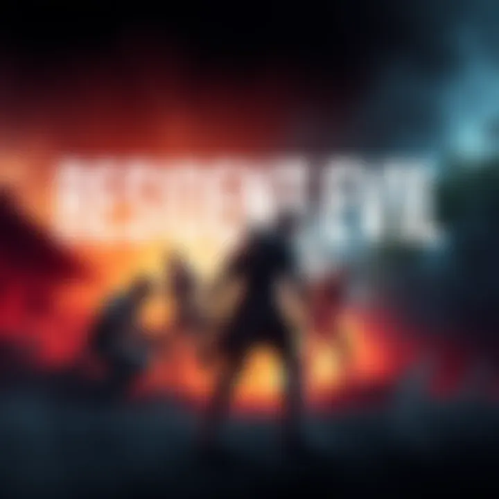 Cover of Resident Evil 7 and 8 Gold Edition for PS5 showing game art and logo