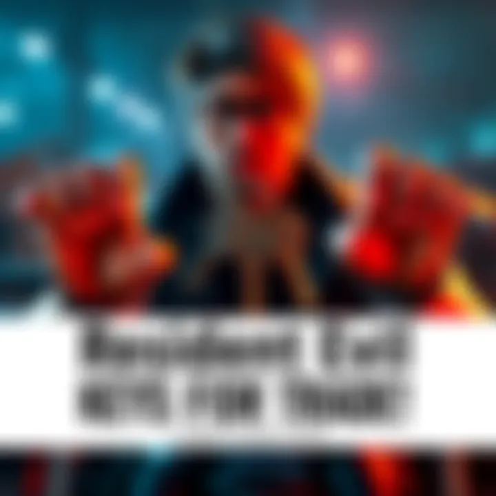 A gamer displaying keys for Resident Evil 7 and Resident Evil 5 Gold Edition for trade