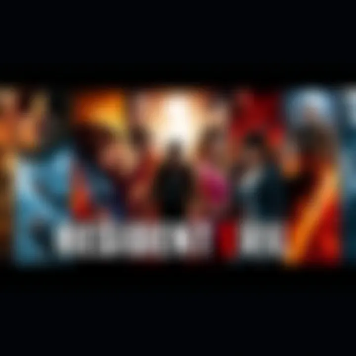 A collection of posters from various Resident Evil films featuring iconic characters and scenes.