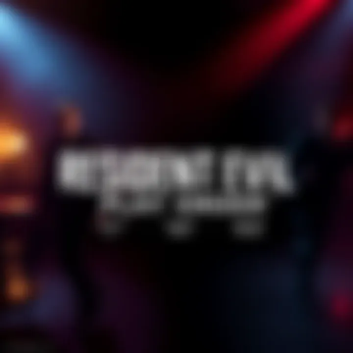 Resident Evil Game Play Order Graphic showing the recommended play order for Resident Evil games in 2025 with key titles highlighted