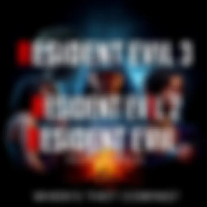 Resident Evil 2 and 3 PS1 Classics Cover art featuring iconic characters from Resident Evil 2 and 3 on PlayStation 1, showcasing horror elements and classic gameplay scenes.