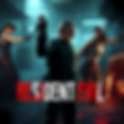 Concept art for possible remakes of Resident Evil games, featuring iconic characters and settings from Resident Evil 5 and Code Veronica.