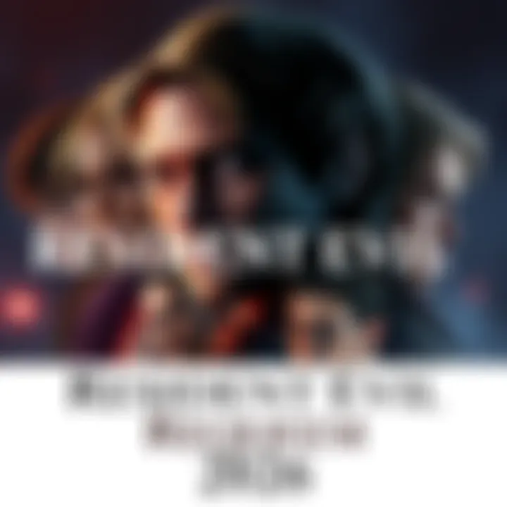 A collage of main characters from Resident Evil Requiem with their ages displayed for 2026