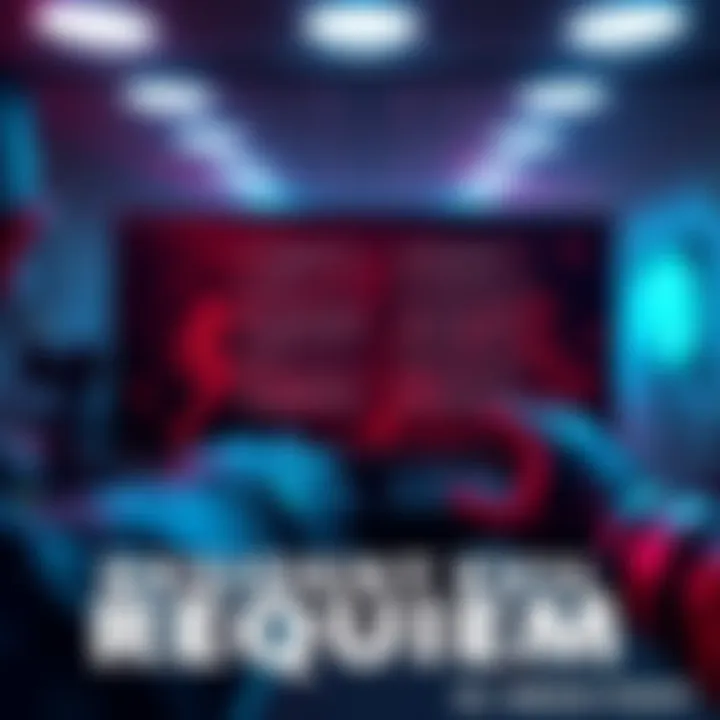 A player strategizing in Resident Evil Requiem with essential cheats and tips displayed on a screen