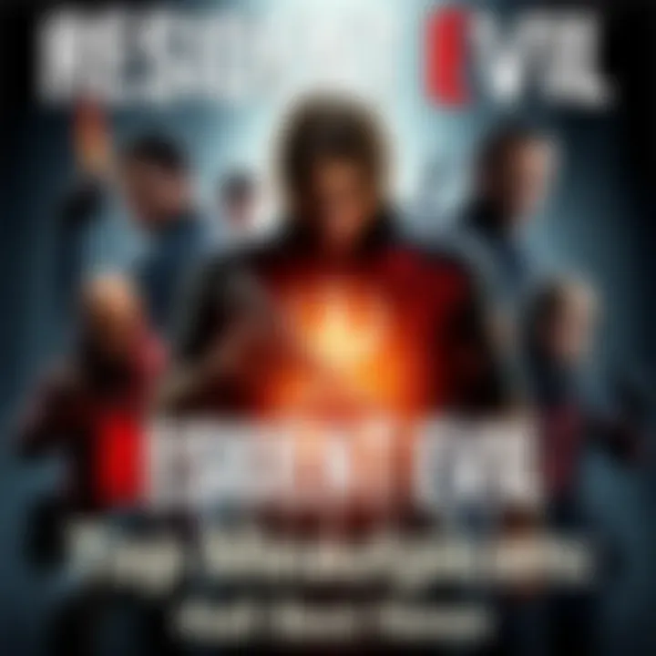 Cover art of Resident Evil Requiem featuring key characters and iconic elements from the game