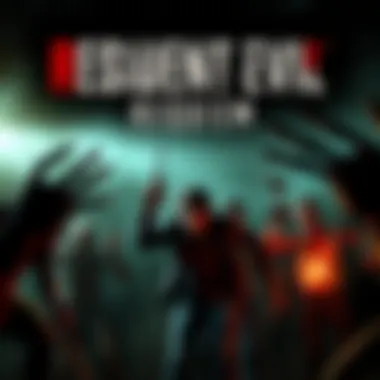 Resident Evil Requiem DLC Announcement A poster announcing the Resident Evil Requiem DLC, featuring iconic zombies and dark horror elements, hinting at exciting new content after the Veronica remake.