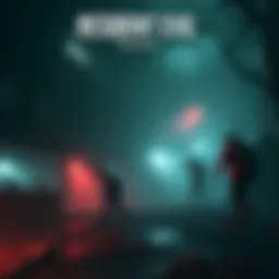 Resident Evil Requiem Gameplay Scene A player explores a dark, eerie environment filled with zombies and horror elements in Resident Evil Requiem on Switch 2.