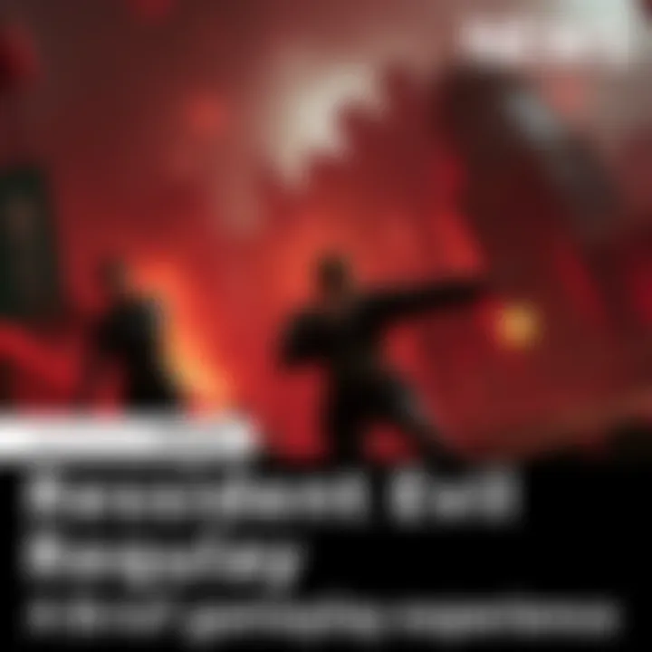 Resident Evil Requiem Gameplay Screenshot of Resident Evil Requiem gameplay showing an intense action scene with characters and environments