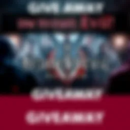 A graphic showing the game Resident Evil Requiem with a giveaway message and a call to action to DM to enter.