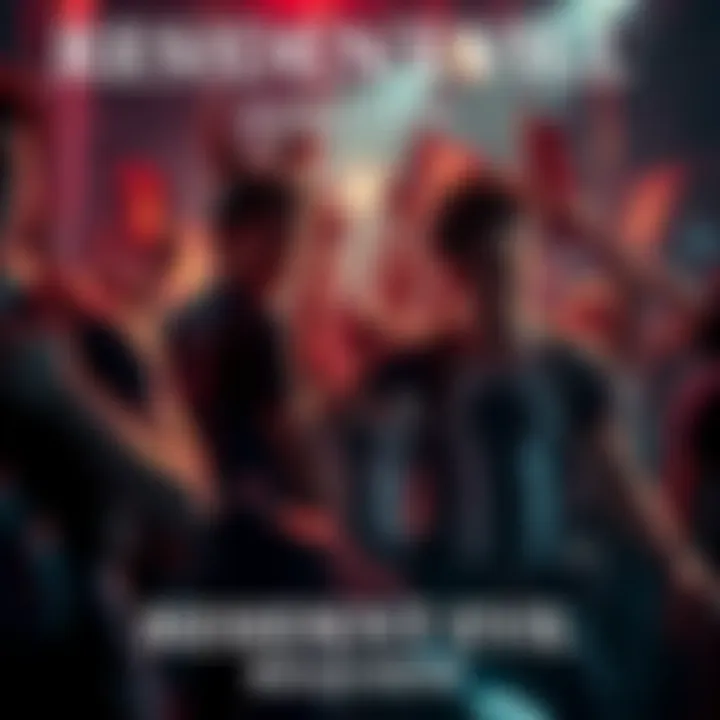 Gamers celebrating the successful launch of Resident Evil Requiem with posters and merchandise.