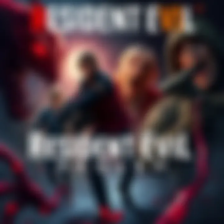 A scene from the Resident Evil: Requiem trailer showcasing intense action with characters and monsters