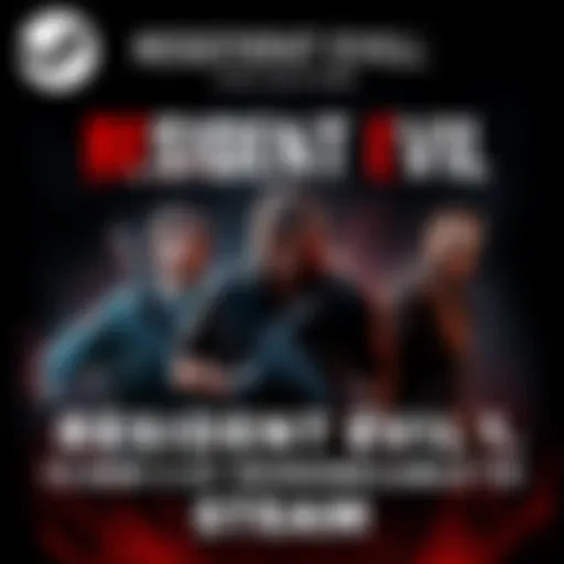 Cover art featuring characters from Resident Evil 1, 2, and 3 with a dark, horror-themed background