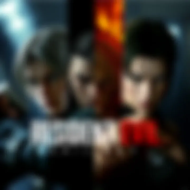 Side-by-side images of characters from the original PS1 Resident Evil games and their remake versions, highlighting different art styles and gameplay elements.