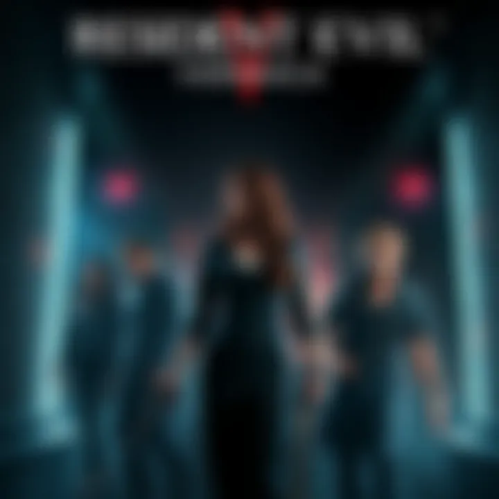 Cover art featuring iconic characters from Resident Evil Veronica in a dark, haunting environment