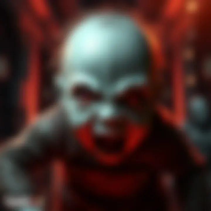 A creepy baby creature from Resident Evil Village, disturbing players with its unsettling appearance and sounds.