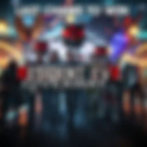 A graphic showing a Resident Evil Village key giveaway with a background of popular characters from the game.