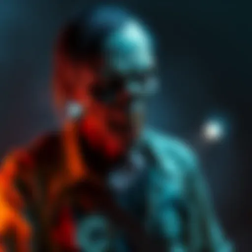 Zombie from Resident Evil A menacing zombie from the Resident Evil series, showcasing decayed features and tattered clothing, ready to attack.