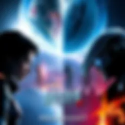 Side-by-side imagery of Resonant and Mass Effect 2, showcasing key characters and thematic elements from both games.