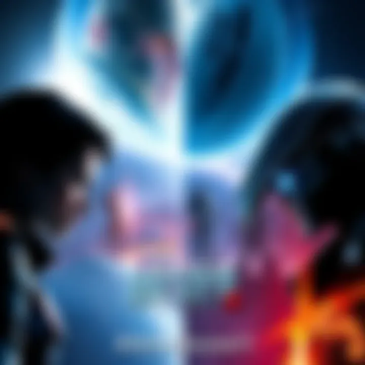 Comparison of Resonant and Mass Effect 2 Side-by-side imagery of Resonant and Mass Effect 2, showcasing key characters and thematic elements from both games.