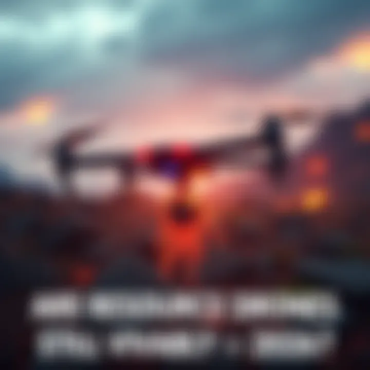 A Resource Drone gathering Orokin cells in a futuristic landscape, showcasing efficient resource collection tools.