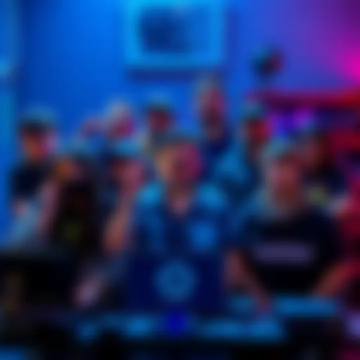 A diverse group of PC builders working together, showcasing both high-end and budget builds, promoting inclusivity in the PC community.