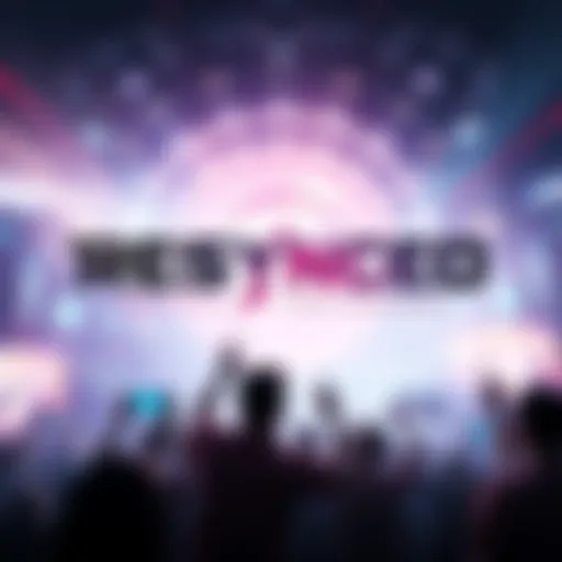 Resynced game logo Resynced logo with a background representing gaming excitement and community engagement