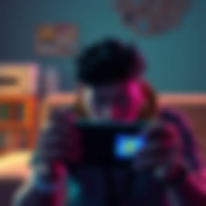 A person looking frustrated at a gaming device, trying to figure out why Retro Achievements notifications are not appearing while playing Pokémon games.