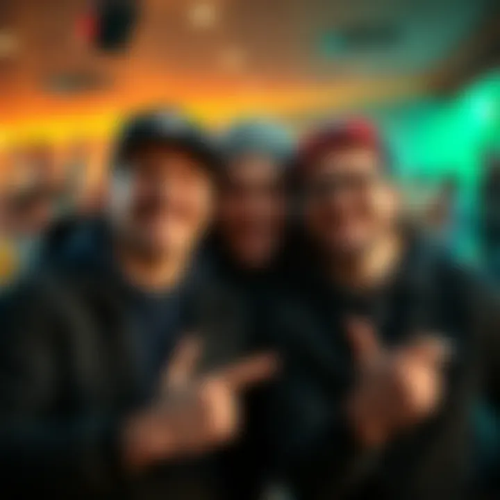 Return 6 Highlights Ilmo and the Koskela brothers smiling together, showcasing their charm and appeal, with fans cheering in the background.