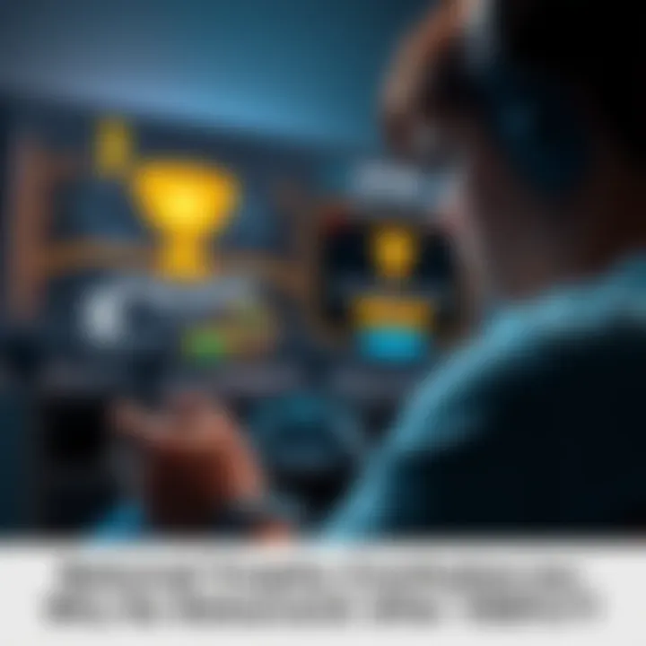 A gamer looking frustrated while playing Returnal on a console, showing the game's screen with a trophy not unlocking after completing tasks.