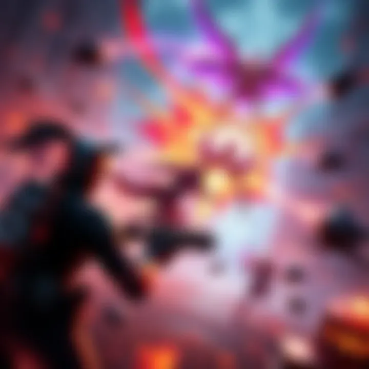 Exciting moment in Returnal gameplay A player engaged in an intense battle within the vibrant world of Returnal, showcasing action-packed visuals and stunning graphics.