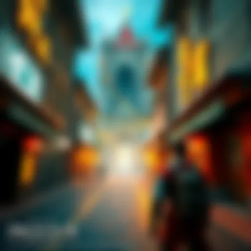 Player exploring the vibrant streets of Gran Soren in Dragon's Dogma 2, filled with nostalgic moments from the franchise.