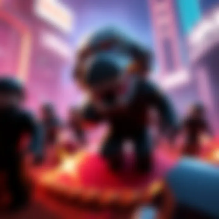 A vibrant scene from the revamped Viper game in Roblox, showing updated graphics and characters in action.
