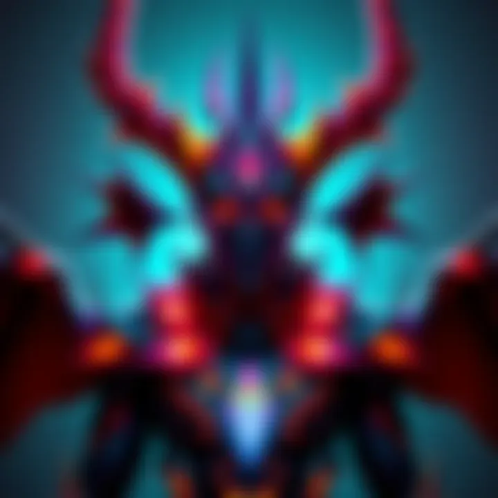 Revamped Coven Oberon Skin The new design of the Coven Oberon tennogen skin featuring vibrant colors and updated details.