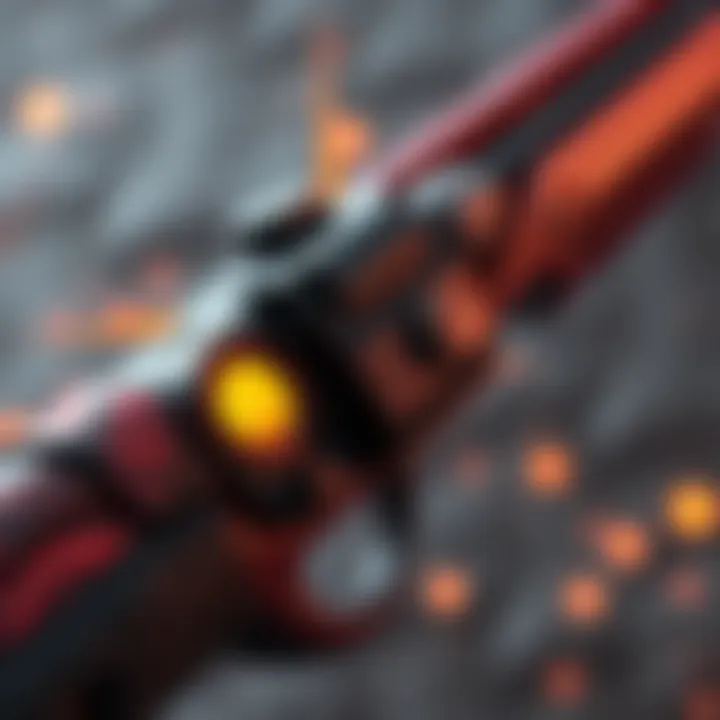 Close-up of Revenant skin featuring a silencer latch design element
