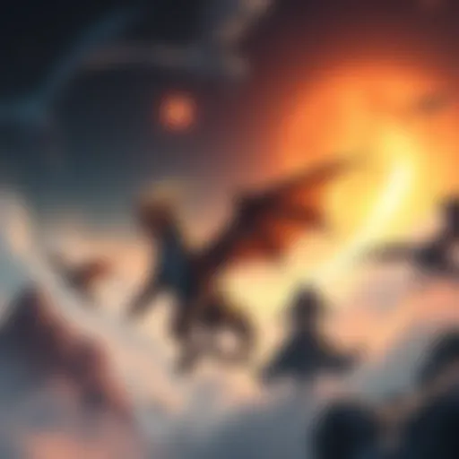 Ahamkara depicted as dragons among the stars, with Mara Sov guiding them.