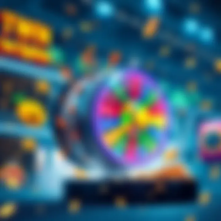 Revuelto transforming into wheel spins A vibrant image showing Revuelto's being exchanged for exciting wheel spins, symbolizing the chance for big rewards