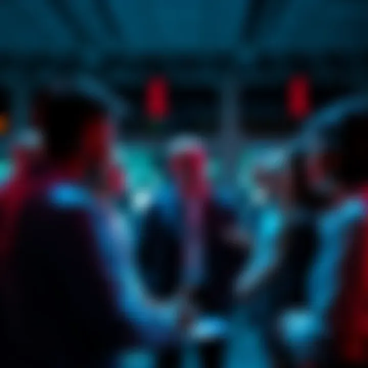 Discussion on Reward Fairness Group of people talking about the fairness of a reward system