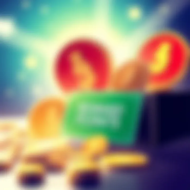 Reward Points Concept An illustration showing various reward points with a gaming theme, highlighting Xbox Game Pass and point redemption options, set against a bright background.