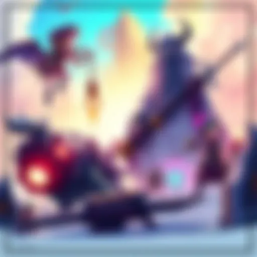 An illustration depicting key characters and scenes from Rezztro's latest lore updates, showcasing significant moments and elements from the evolving story.
