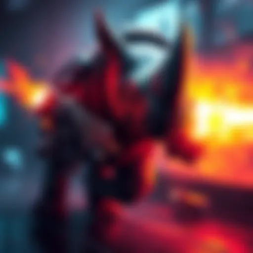 Rhino character showcasing powerful attacks and weapon options on the Steam Deck gaming interface