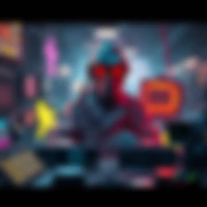 A scene showing Ripper Docs surrounded by military-grade cyberware in the game Edgerunners.