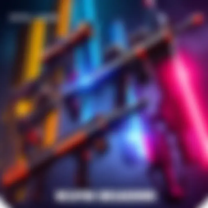 Overview of weapons available in Rite of the Nine, featuring various guns with stats and perks