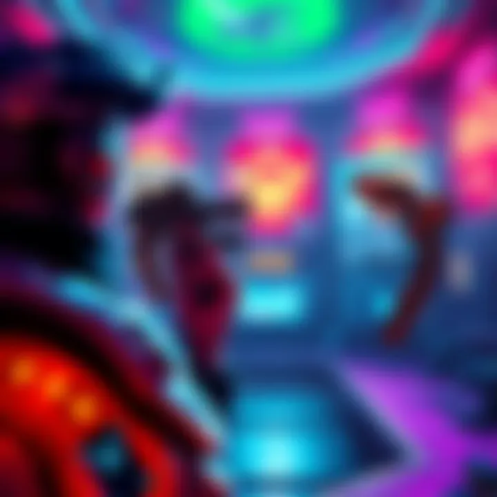 A player examines Riven mods, showcasing different mod designs with clarity on their features and stats.