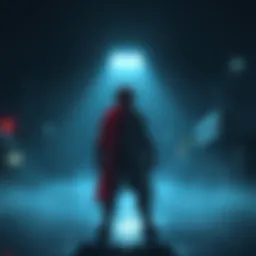 River character standing alone River character in a game, looking sad and isolated after romance mods were removed, symbolizing the loss felt by fans