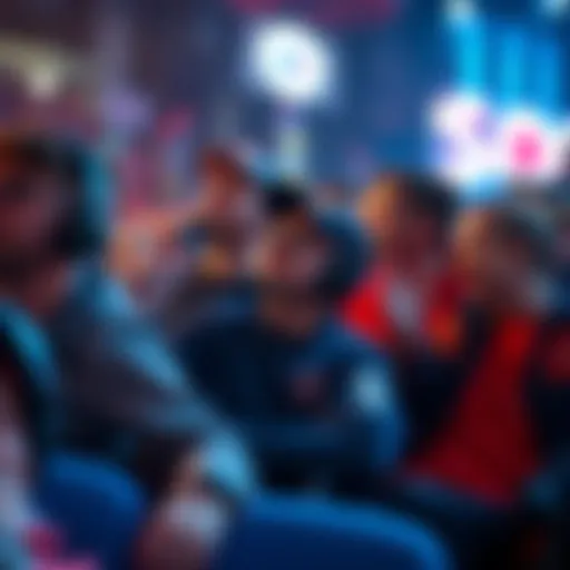 A collage showing various RLCS fans watching a game, some cheering and others discussing strategies, representing different levels of engagement.